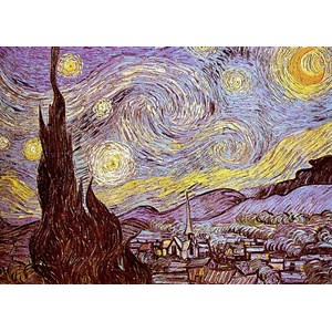 Ravensburger (16207) - Vincent van Gogh: "Sternennacht" - 1500 Teile Puzzle