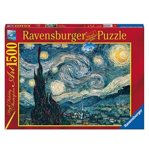 Ravensburger (16207) - Vincent van Gogh: "Sternennacht" - 1500 Teile Puzzle