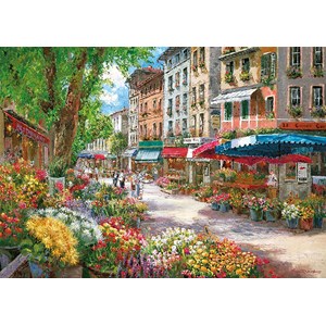 Schmidt Spiele (58561) - Sam Park: "Paris, Blumenmarkt" - 1000 Teile Puzzle