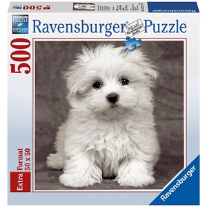 Ravensburger (15221) - "Junger Malteserhund" - 500 Teile Puzzle