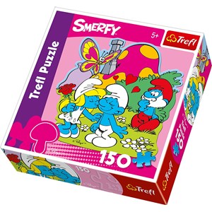 Trefl (39088) - "The Smurfs" - 150 Teile Puzzle