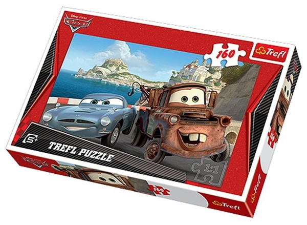 Trefl (15196) - "Cars 2 am Meer" - 160 Teile Puzzle