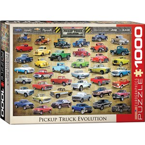 Eurographics (6000-0681) - "Pickup Truck Entwicklung" - 1000 Teile Puzzle