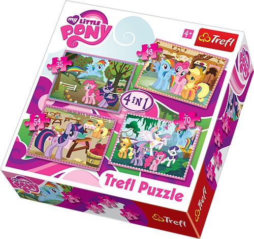 Trefl (34153) - "My little Pony im Park" - 35 48 54 70 Teile Puzzle