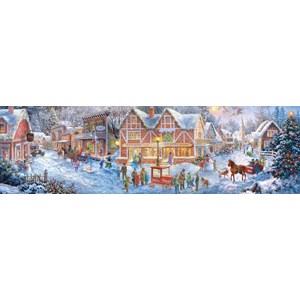 Buffalo Games (14043) - Nicky Boehme: "Christmas Village" - 750 Teile Puzzle
