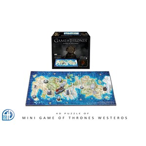 4D Cityscape (51001) - "4D Mini Game of Thrones: Westeros" - 350 Teile Puzzle