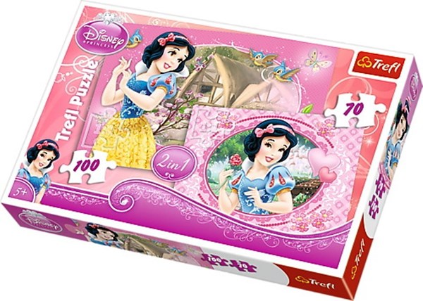 Trefl (34165) - "Blanche Neige" - 70 100 Teile Puzzle