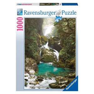 Ravensburger (19050) - "Mackay Falls, New Zealand" - 1000 Teile Puzzle