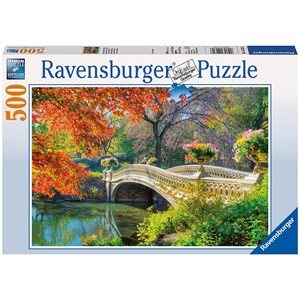Ravensburger (14231) - "Romantic bridge" - 500 Teile Puzzle