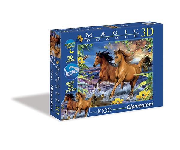 Clementoni (39222) - Howard Robinson: "Romantic Ride" - 1000 Teile Puzzle