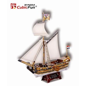 Cubic Fun (T4010H) - "Yacht Mary" - 83 Teile Puzzle
