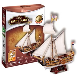 Cubic Fun (T4010H) - "Yacht Mary" - 83 Teile Puzzle