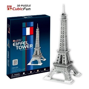 Cubic Fun (C705H) - "Eiffel Tower" - 33 Teile Puzzle