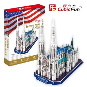 Cubic Fun (MC103H) - "Saint Patrick Kathedrale" - 117 Teile Puzzle