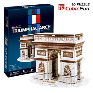 Cubic Fun (C045H) - "Triumpfbogen, Paris, Frankreich" - 26 Teile Puzzle
