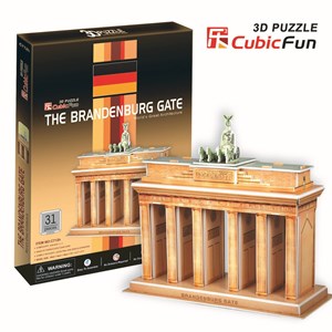Cubic Fun (C712H) - "Germany, Berlin, Brandenburg Port" - 31 Teile Puzzle