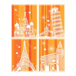 Pintoo (Q1039) - "Modern Architectures" - 192 Teile Puzzle