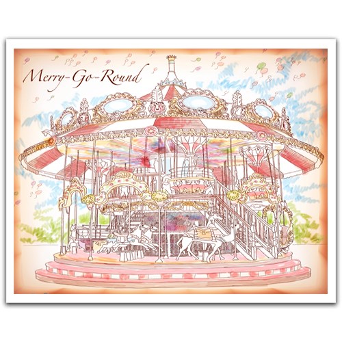 Pintoo (H1546) - "Merry Go Round" - 2000 Teile Puzzle