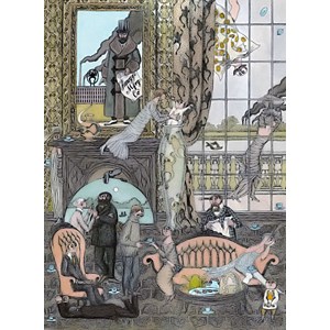Pomegranate (AA442) - Edward Gorey: "Frawgge Mfrg. Co." - 1000 Teile Puzzle