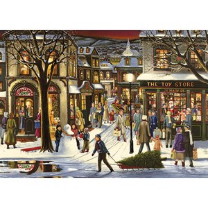 Cobble Hill (58873) - "Downtown Christmas" - 35 Teile Puzzle