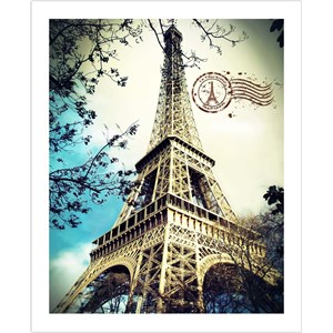 Pintoo (H1486) - "Eiffelturm, Paris" - 500 Teile Puzzle