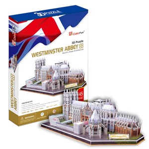 Cubic Fun (MC121H) - "United Kingdom, Westminster Abbey" - 145 Teile Puzzle