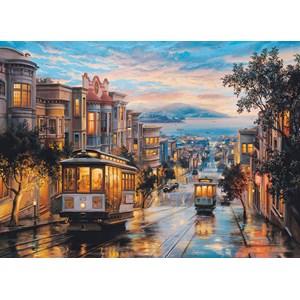 Eurographics (6000-0957) - Eugene Lushpin: "Kabelbahn Paradies" - 1000 Teile Puzzle