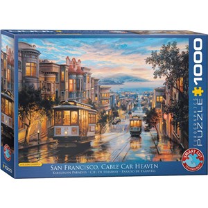 Eurographics (6000-0957) - Eugene Lushpin: "Kabelbahn Paradies" - 1000 Teile Puzzle