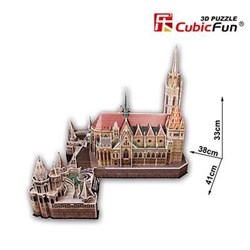 Cubic Fun (MC128H) - "Hungary, Matthias Church" - 176 Teile Puzzle