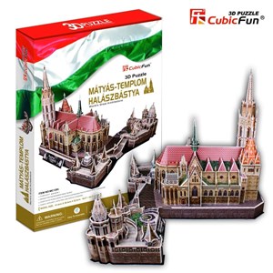 Cubic Fun (MC128H) - "Hungary, Matthias Church" - 176 Teile Puzzle