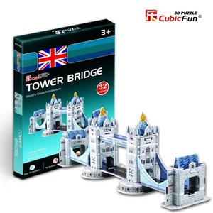 Cubic Fun (S3010H) - "Tower Bridge in London" - 32 Teile Puzzle