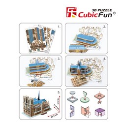 Cubic Fun (C717H) - "Our Lady of Paris" - 40 Teile Puzzle