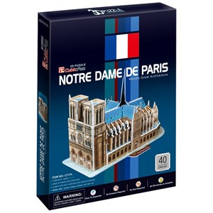 Cubic Fun (C717H) - "Our Lady of Paris" - 40 Teile Puzzle