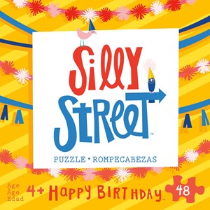Buffalo Games (39605) - "Happy Birthday (Silly Street)" - 48 Teile Puzzle