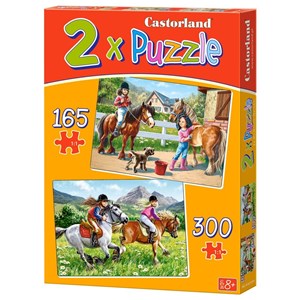 Castorland (B-021079) - "At horse" - 165 300 Teile Puzzle