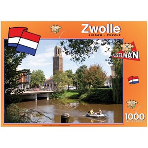 PuzzelMan (438) - "Die Niederlande, Zwolle" - 1000 Teile Puzzle