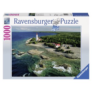 Ravensburger (19152) - "Canada, Lighthouse at the Bruce Peninsula" - 1000 Teile Puzzle