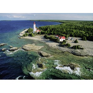 Ravensburger (19152) - "Canada, Lighthouse at the Bruce Peninsula" - 1000 Teile Puzzle