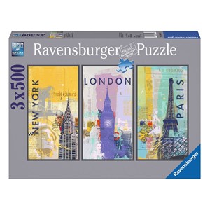 Ravensburger (16329) - "Travel around the world" - 500 Teile Puzzle