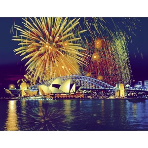 Ravensburger (16622) - "Feuerwerk über Sydney" - 2000 Teile Puzzle