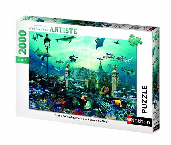 Nathan (87874) - "Aquarium" - 2000 Teile Puzzle