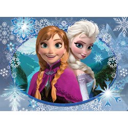 Nathan (86858) - "Frozen, Anna und Elsa" - 150 Teile Puzzle