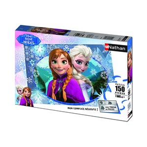 Nathan (86858) - "Frozen, Anna und Elsa" - 150 Teile Puzzle