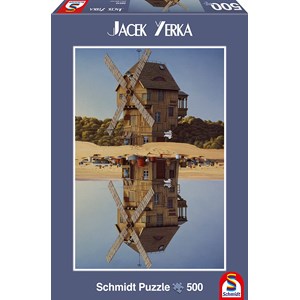 Schmidt Spiele (59510) - Jacek Yerka: "Reflection" - 500 Teile Puzzle