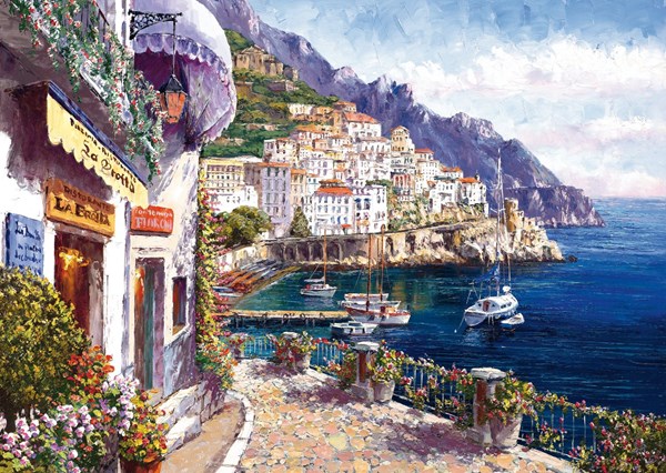 Schmidt Spiele (59271) - Sam Park: "Amalfi am Nachmittag" - 2000 Teile Puzzle