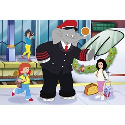 Schmidt Spiele (56502) - "Benjamin Blümchen" - 26 48 Teile Puzzle