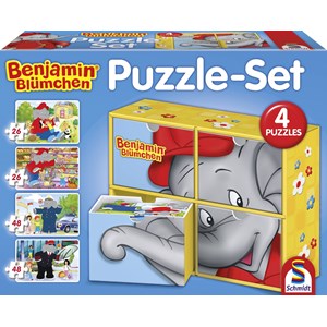 Schmidt Spiele (56502) - "Benjamin Blümchen" - 26 48 Teile Puzzle