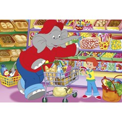 Schmidt Spiele (56502) - "Benjamin Blümchen" - 26 48 Teile Puzzle