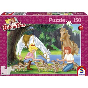 Schmidt Spiele (56050) - "Am Steinbruch" - 150 Teile Puzzle