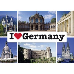Schmidt Spiele (59280) - "I love Germany" - 1000 Teile Puzzle